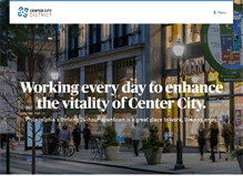 Tablet Screenshot of centercityphila.org